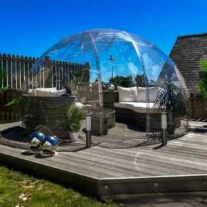 Domo de policarbonato, Domos geodésicos