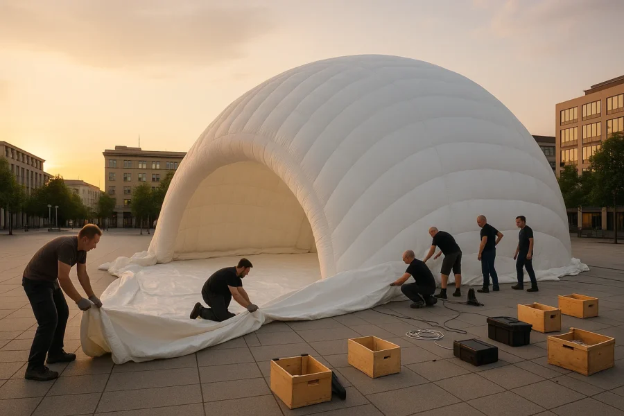 Beneficios de comprar un domo inflable