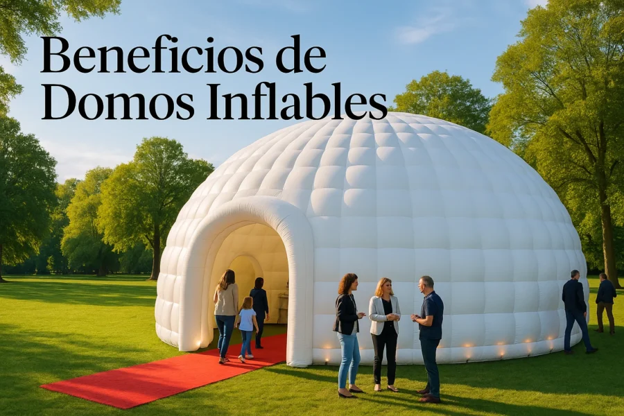 Beneficios de domos inflables